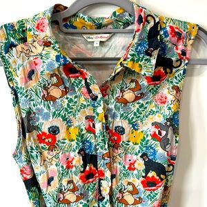 Disney x Cath Kidston sleeveless shirt dress